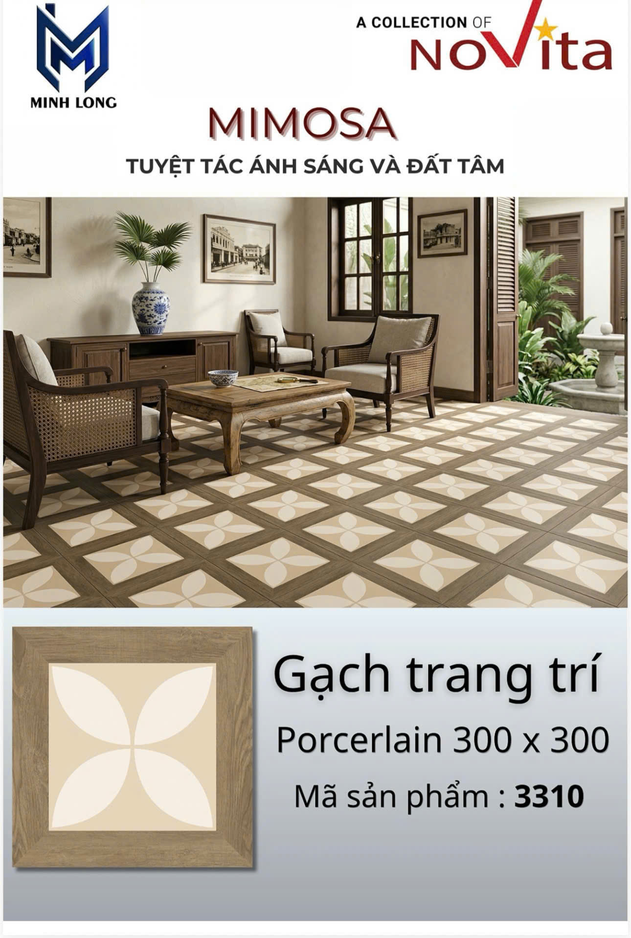 Gạch ốp lát tổng hợp 300X300